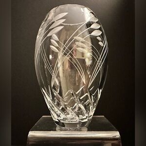 Vintage “Julia Poland” Crystal Vase